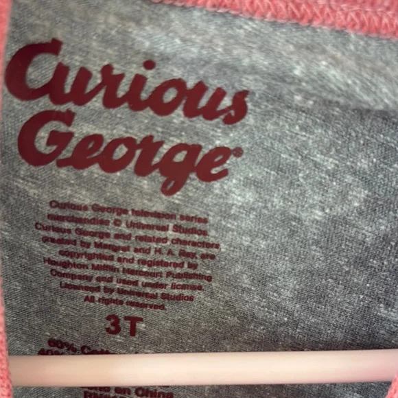 Curious George Love You Top - Picture 3 of 5